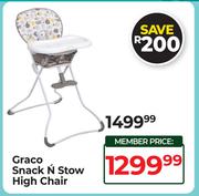 Graco Snack N Stow High Chair