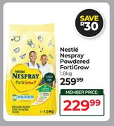 Nestle Nespray Powered FortiGrow-1.8Kg