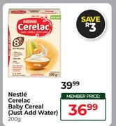Nestle Cerelac Baby Cereal (Just Add Water)-200g