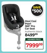 Maxi Cosi Pearl 360 Degree Pro Car Seat Authentic Black
