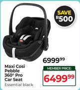 Maxi Cosi Pebble 360 Degree Pro Car Seat Essential Black