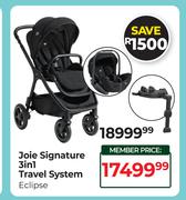 Joie Signature 3 In 1 Travel System Eclipse