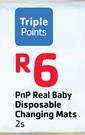 PnP Real Baby Disposable Changing Mats-2s