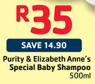 Purity & Elizabeth Anne's Special Baby Shampoo-500ml