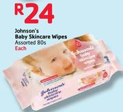 Johnson's Baby Skincare Wipes Assorted-80s