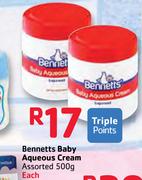 Bennetts Baby Aqueous Cream Assorted-500g Each