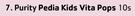 Purity Pedia Kids Vita Pops-10s Each