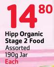 Hipp Organic Stage 2 Food Assorted-190g Jar Each
