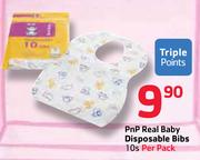 PnP Real Baby Disposable Bibs-10s Per Pack