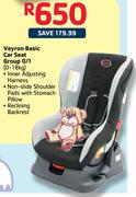 Veyron Basic Car Seet Group 0/1(0-18kg)