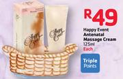 Happy Event Antenatal Massage Cream-125ml Each