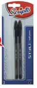 Scripto Styli Ball Pen Medium Black