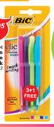 BIC Clic Fashion Color Pen Value Pack