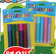 Glitter Glue 6 Pack-10ml