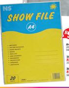 A4 Show File -20 Pocket