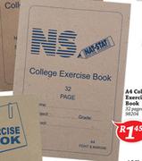 NS A4 College Exercise Book -32 Page