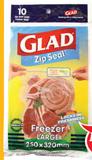 Glad Large Freezer Bags -10