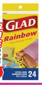 Glad Rainbow Bags 24