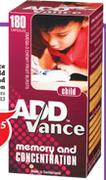 ADD Vance Child Memory and Concentration-180 Chewy Fruit Bears
