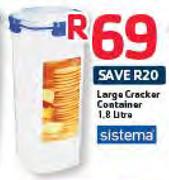 Sistema Large Cracker Container-1.8L