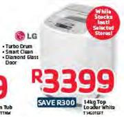 LG 14kg Top Loader White