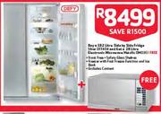 Defy side By Side Fridge 592Ltr