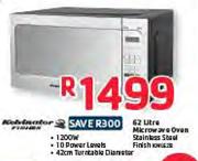 Kelvinator 62Ltr Microwave Oven With Stainless Steel Finish