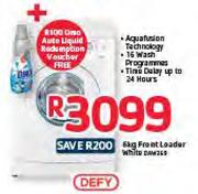 Defy 6kg Front Loader White