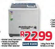 Kelvinator 14 Kg Twin Tub White