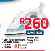 Russell Hobbs Steam And Spray Iron