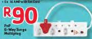 Pnp 6-Way Surge Multiplug