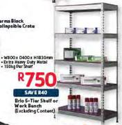 Brlo 5-Tier Shelf Or Work Bench