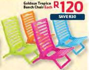 Goldsun Tropica Beach Chair - Each