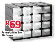 Porma Utility Box 16-Drawer