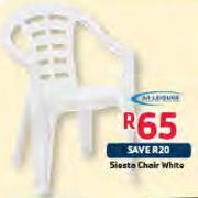 Siesta Chair white