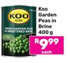 Koo Garden Peas In Brine-400g