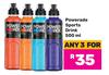 Powerade Sports Drink-For Any 3 x 500ml