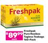 Freshpak Pure Rooibos Tagless Teabags 160 Pack