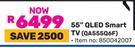 Samsung 55" QLED Smart TV QA555Q6F