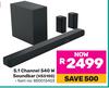Hisense 5.1 Channel 540W Soundbar HS5100