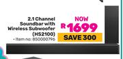 Hisense 2.1 Channel Soundbar With Wireless Subwoofer HS2100