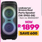 Volkano Groove Dual Party Speaker VK-3902-D8