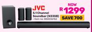 JVC 5.1 Channel Soundbar N335B