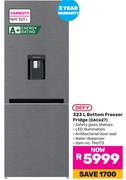 Defy 323Ltr Bottom Freezer Fridge DAC627