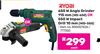 Ryobi 650W Angle Grinder 115mm HG-650 Or 550W Impact Drill 10mm  HID 550-Each