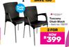 Contour Tuscany Chair (Black)-For 2