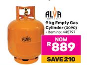 Alva 9Kg Empty Gas Cylinder G090