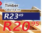 Timber 38 x 114-Per Sqm