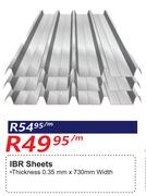 IBR Sheets-Per Sqm