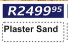 Plaster Sand 5m3